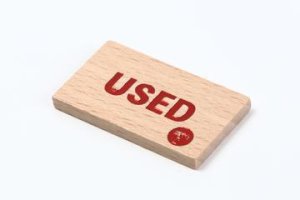 画像5: USEDマーカー(木製) 4枚入り(1)