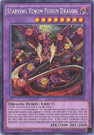 画像1: 【1st Edition】Starving Venom Fusion Dragon【スターヴ・ヴェノム・フュージョン・ドラゴン】 【シク】