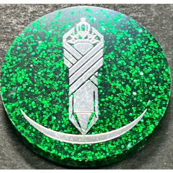 画像1: コイン『ペンデュラム/緑(25DB)』 (1)