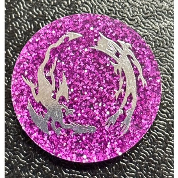 画像1: コイン『融合/紫(25DB)』 (1)