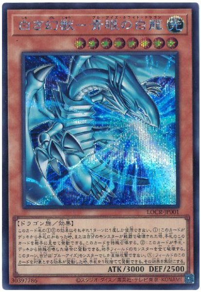 画像1: 白き幻獣－青眼の白龍【シク】 (1)