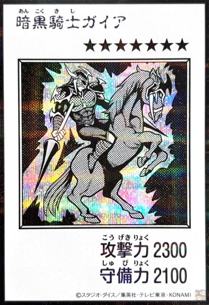 画像1: 暗黒騎士ガイア（モノクロ）【シク】 (1)